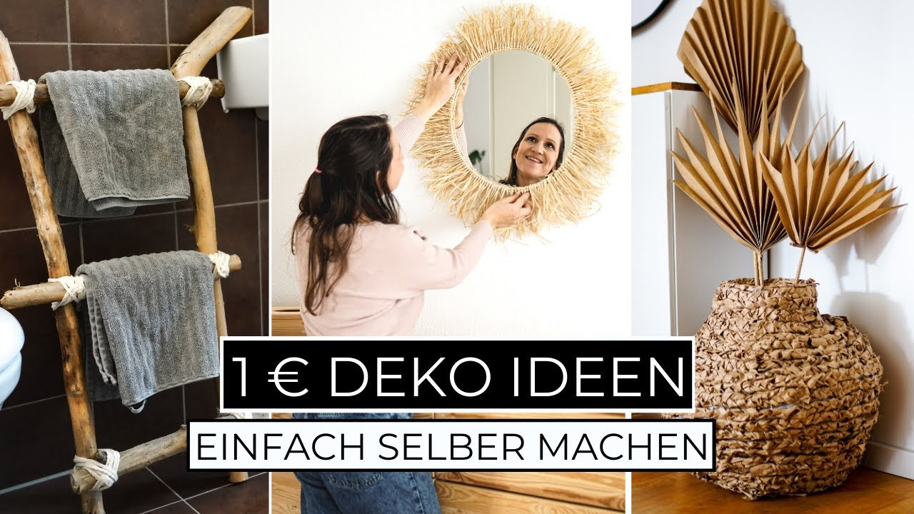 Diy Deko Ideen Für 1 € | Günstige &amp; Kreative Dekoration Für Dein Zuhause  Selber Machen inside Wohnzimmer Deko Selber Machen