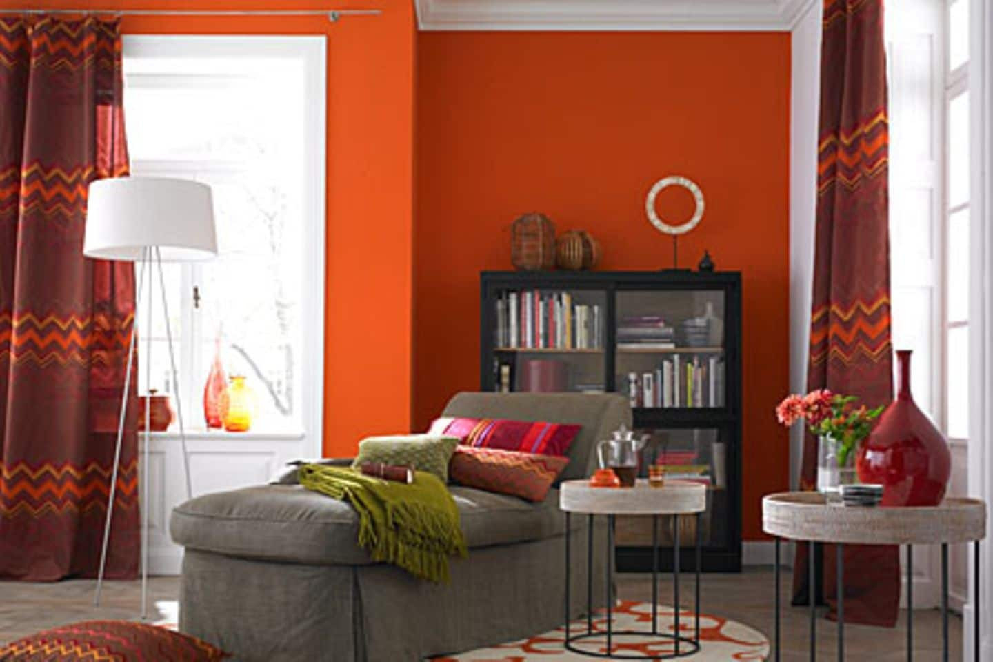 ▷ Farbige Wände - 30 Wohnideen Mit Farbe - [Living At Home] pertaining to Farbige Wand Wohnzimmer