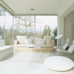 Ein Wohnzimmer Mit Großen … – Bild Kaufen – 340379 ❘ Living4Media Intended For Panoramafenster Wohnzimmer
