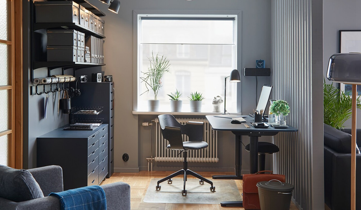 Home Office Im Wohnzimmer – Tipps &amp; Ideen - Ikea Schweiz with regard to Arbeitsplatz Wohnzimmer