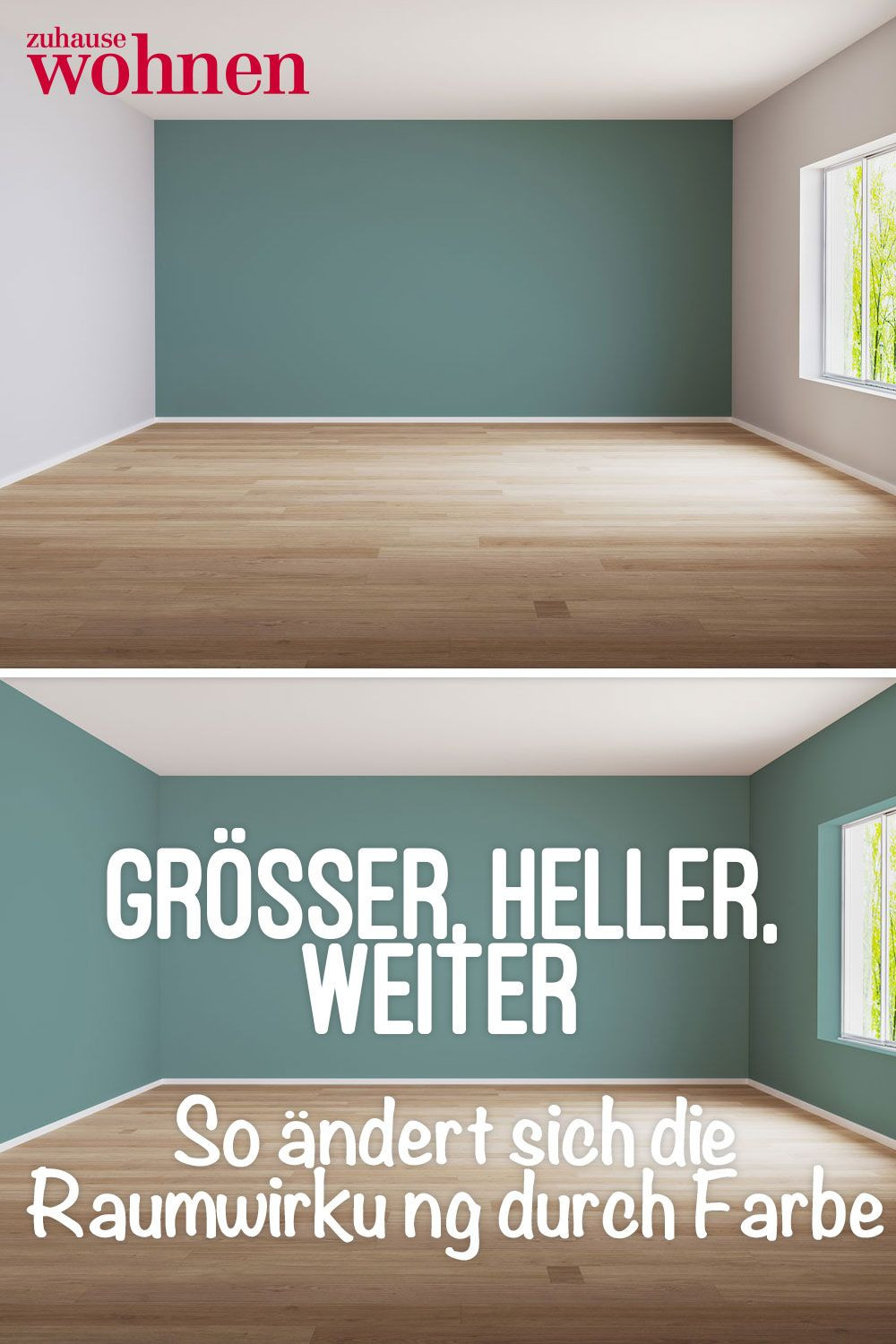 Raumwirkung Durch Wandfarbe: So Wirken Kleine Räume Größer for Streichen Wandgestaltung Wohnzimmer Farbe