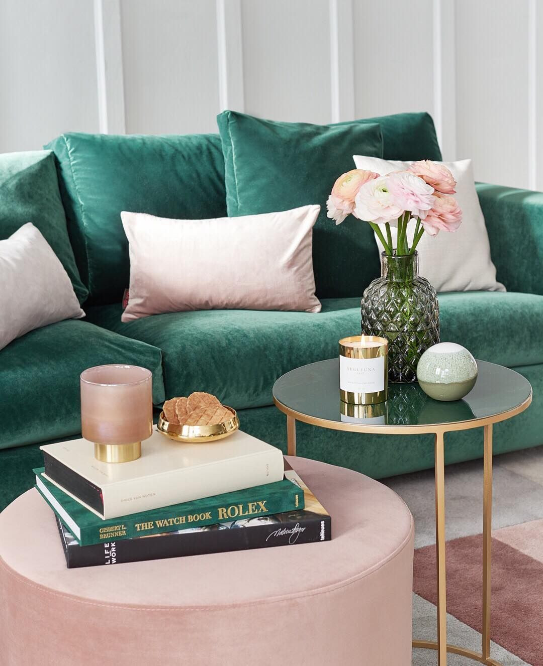Smaragdgrün Gilt Als Die Interior-Trendfarbe 2019. Hier Unsere inside Wohnzimmer Smaragdgrün