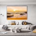 Wandbild Tropischer Strand, Natur & Landschaft | Bilderwelt Xxl Regarding Wandbilder Für Wohnzimmer