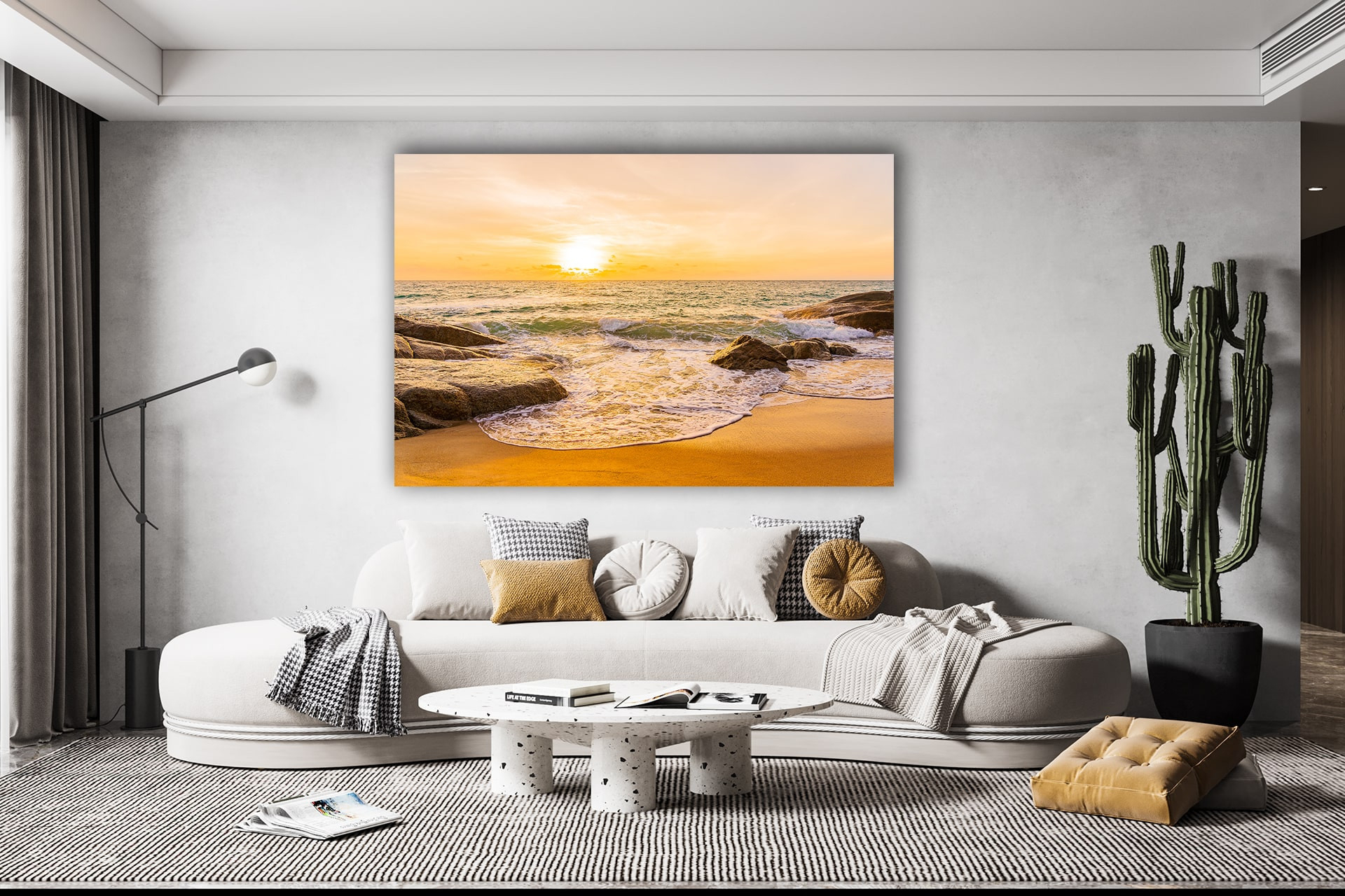 Wandbild Tropischer Strand, Natur &amp; Landschaft | Bilderwelt Xxl regarding Wandbilder Für Wohnzimmer