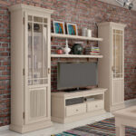 Wohnwand Wohnzimmer Schrank Set Duett 2 Vitrinen Tv Schrank 2 Inside Wohnzimmer Schrank Set